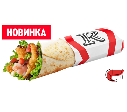 Терияки ролл с креветками