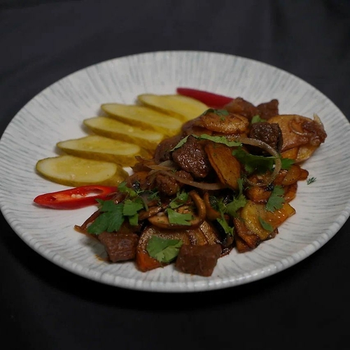 Жаркое по-домашнему с курицей