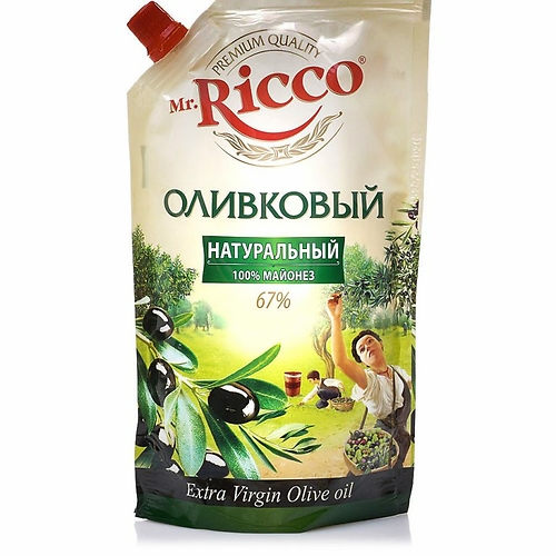 Мистер Рикко майонез оливковый 375гр