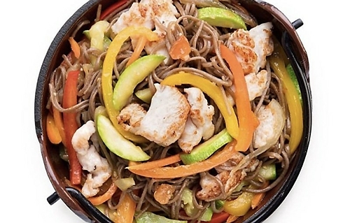 Гречневая лапша с курицей