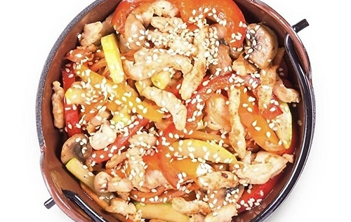 Рис с курицей