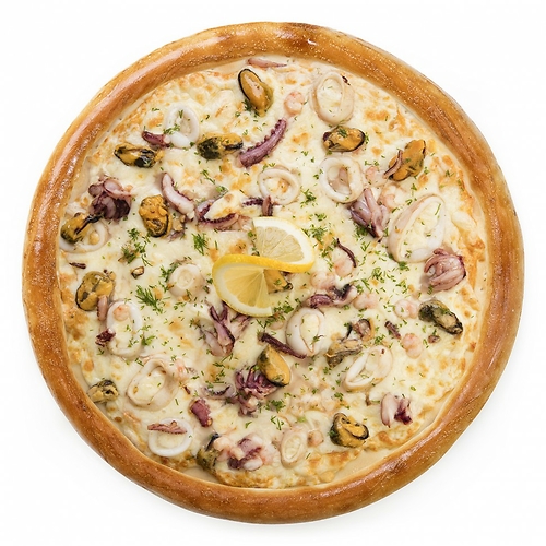 Пицца с морепродуктами