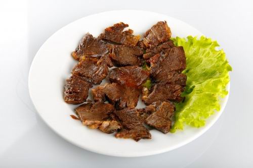 Отварное сушеное мясо