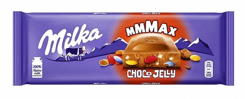 Милка шок,плитка Чоко Джелли 250гр