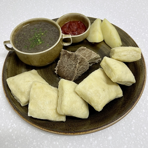 Аварский хинкал с мясом