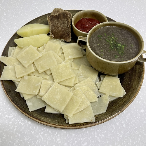 Тонкий хинкал с мясом