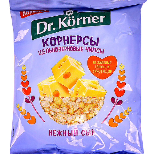 Кернерсы чипсы 50гр  нежный сыр