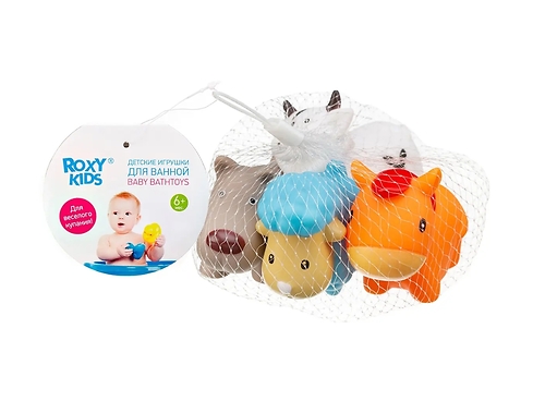 Roxy-Kids Набор игрушек для ванны "Моя ферма", 4 шт.