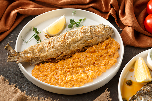 Форель в кукурузной панировке