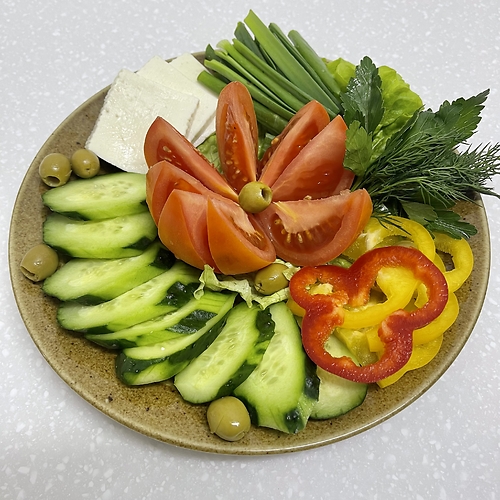 Салат Овощная нарезка