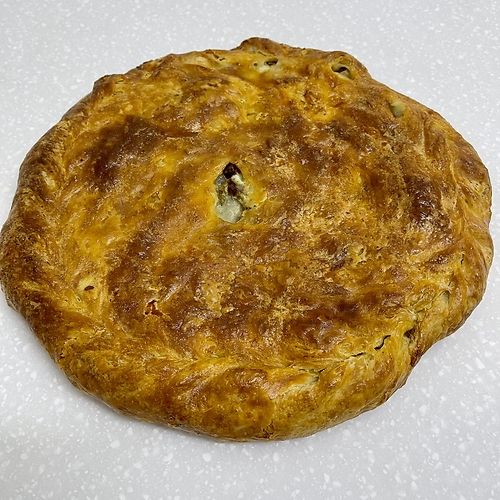 Чуду слоеное с сушен. мясом