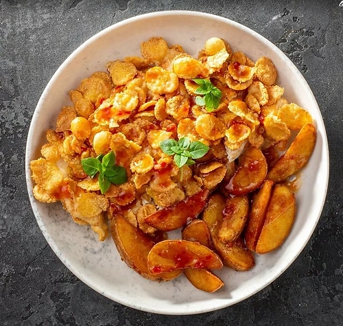 Курица в хлопьях