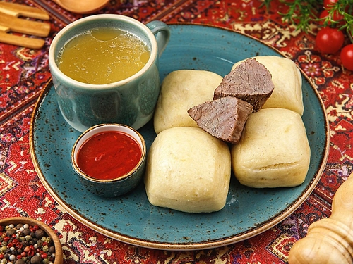 Аварский хинкал с мясом