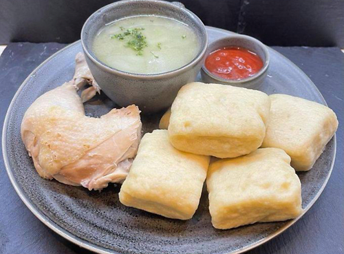Аварский хинкал с курицей 