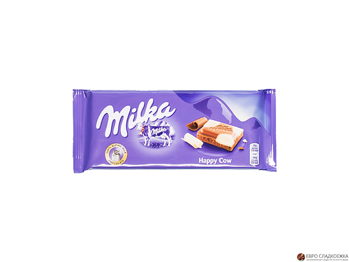 Шок,плитка МИЛКА хеппи коу 100гр