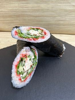 Стрит ролл с крабом