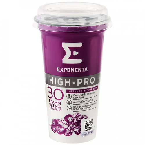 EXPONENTA напиток со вкусом черника-земляника 250гр