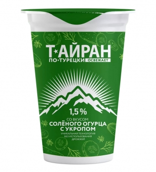 Т-Айран по Турецки со вкусом соленого огурца с укропом 220гр