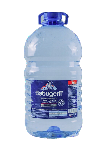 Вода " BabugenT" 5л, ПЭТ, негазированная