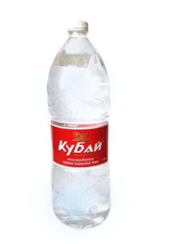 Вода "Кубай" 1,5 л негаз * 6 шт
