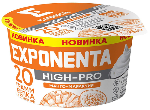Exponenta напиток с выс. содержание белка с вкусом манго-маракуйя 160гр