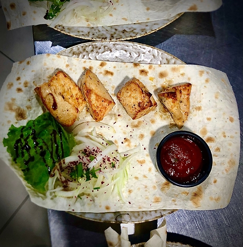 Шашлык из куриная грудкой
